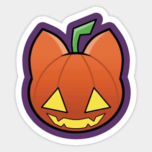 Catolantern - Jack-o'-lantern Sticker